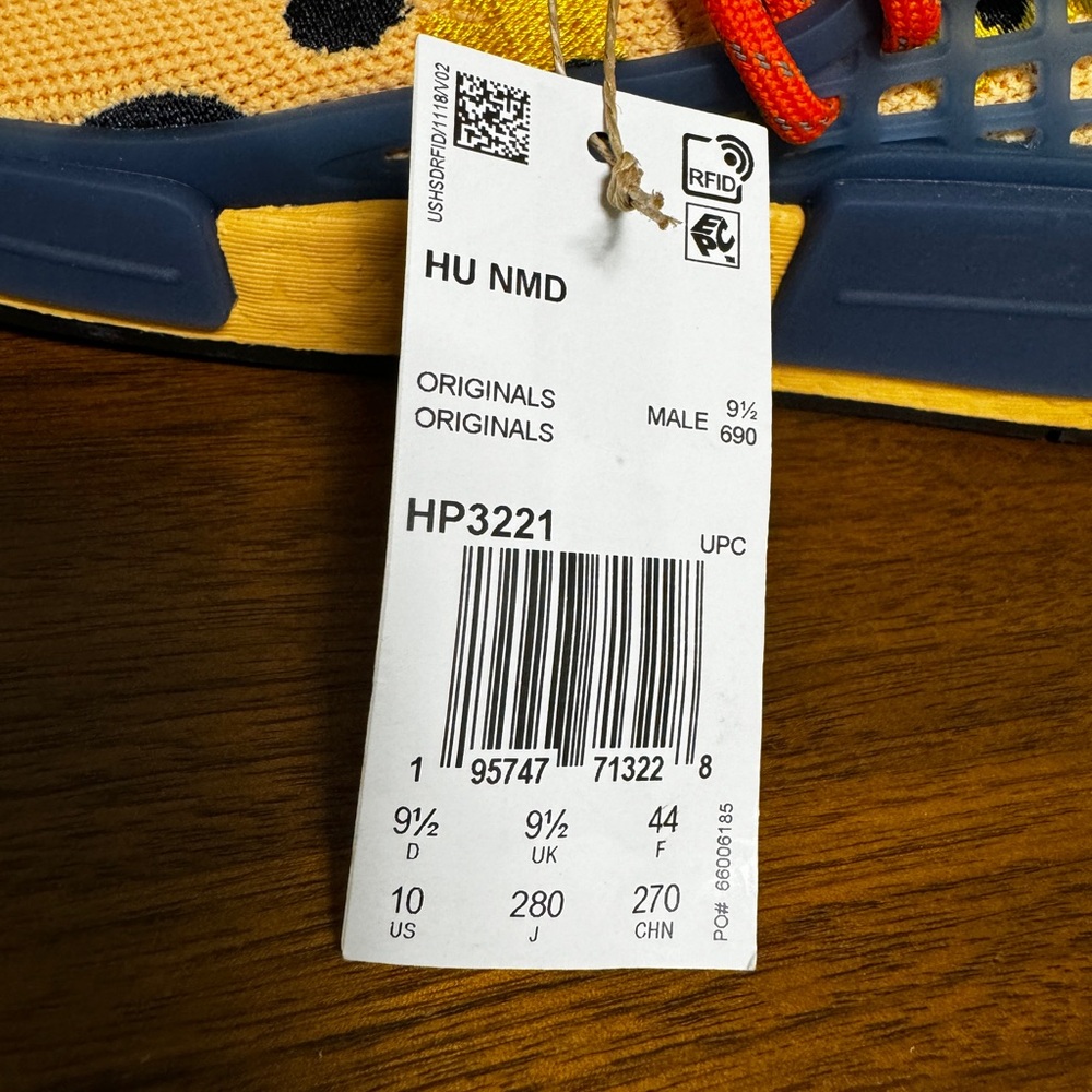 Pharrell x Adidas NMD Hu Animal Print Pulse Amber Sneakers - Picture 11 of 14